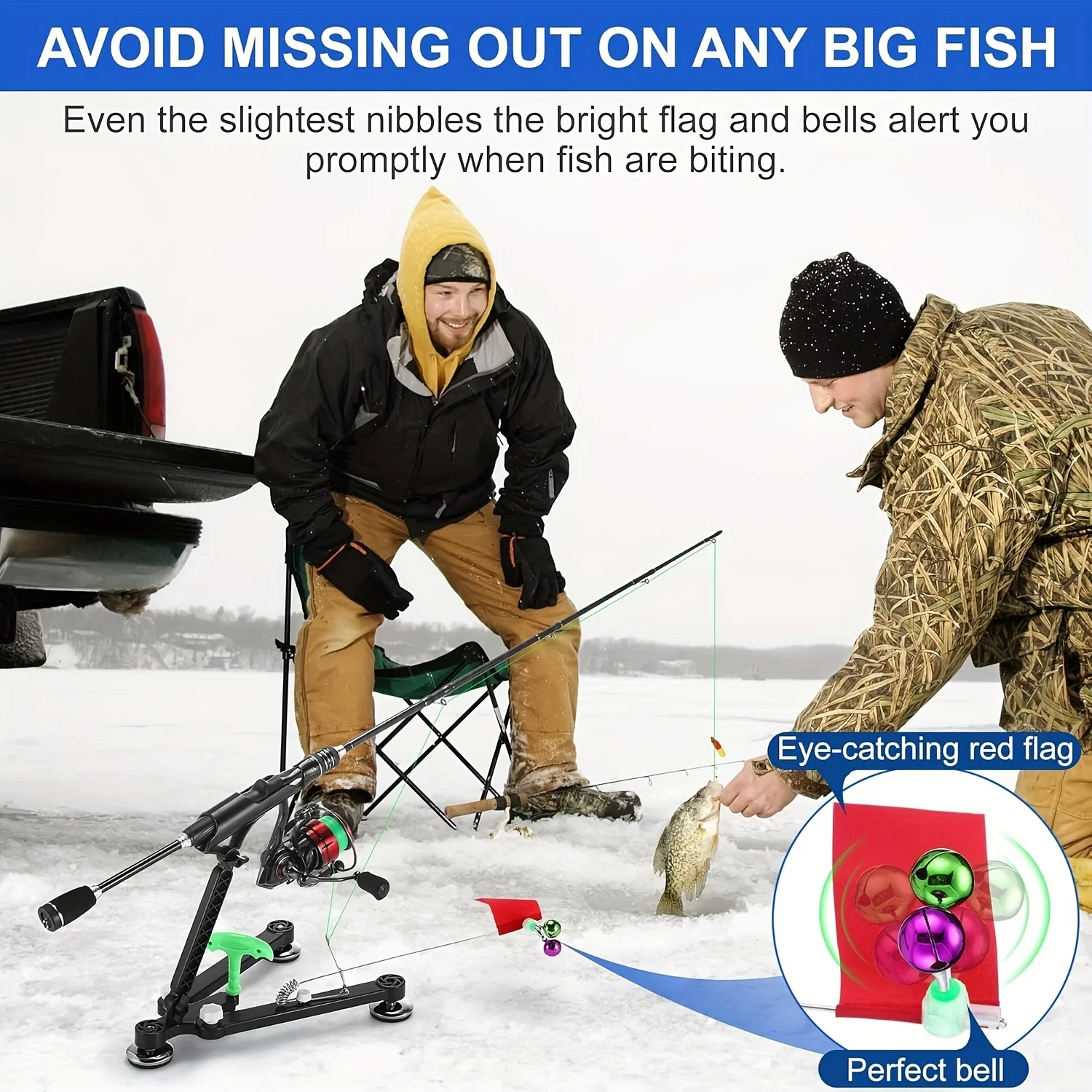 1set Ice Fishing Rod Holder -  - Fishing Rod Ice review and price